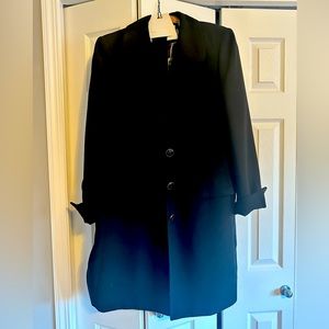 EUC long blazer with belt